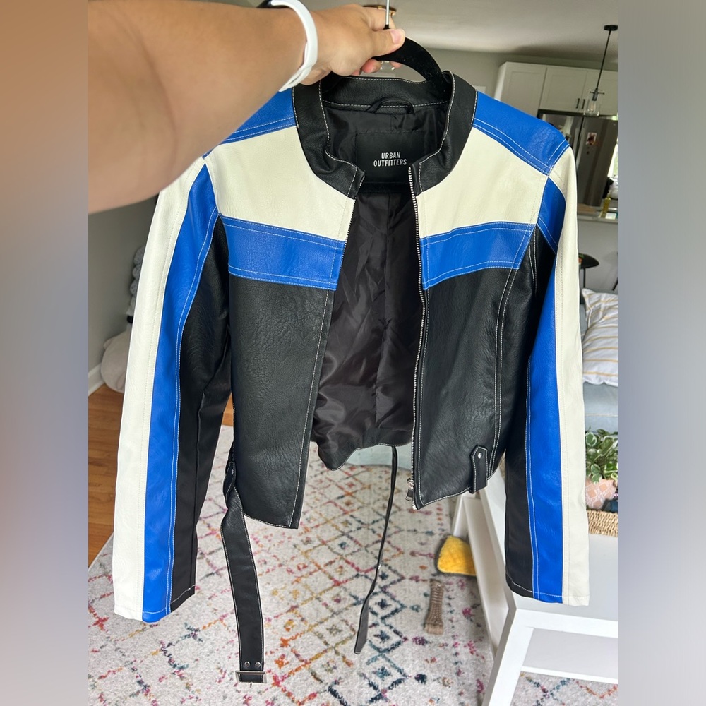 Urban Outfitters Leather Racing Jacket